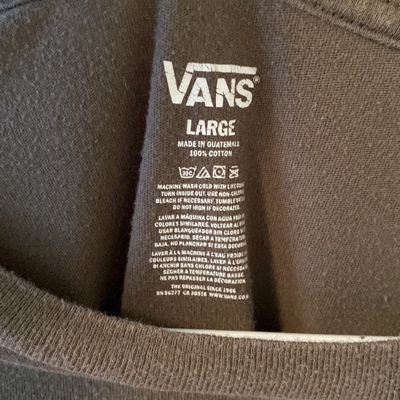 Dark green vans long sleeve tee - Picture 2 of 4